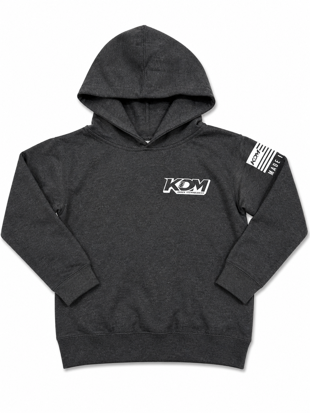 Youth, Toddler KDM White Logo, Pull Over Hoodie