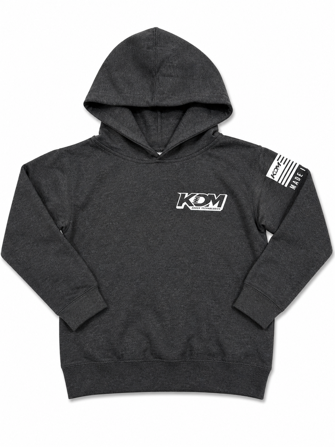 Youth, Toddler KDM White Logo, Pull Over Hoodie